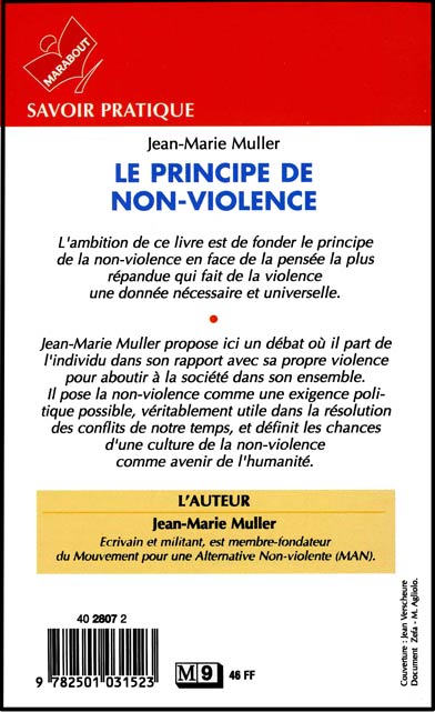 Le principe de non-violence