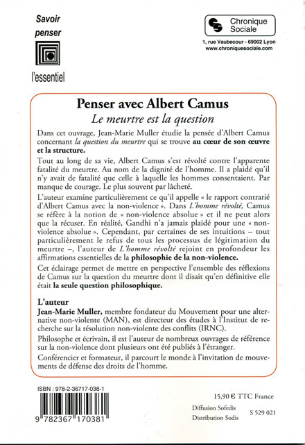 penser avec albert camus